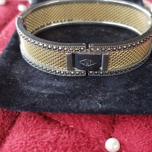 Judith Jack Hinged Bracelet Sterling Silver